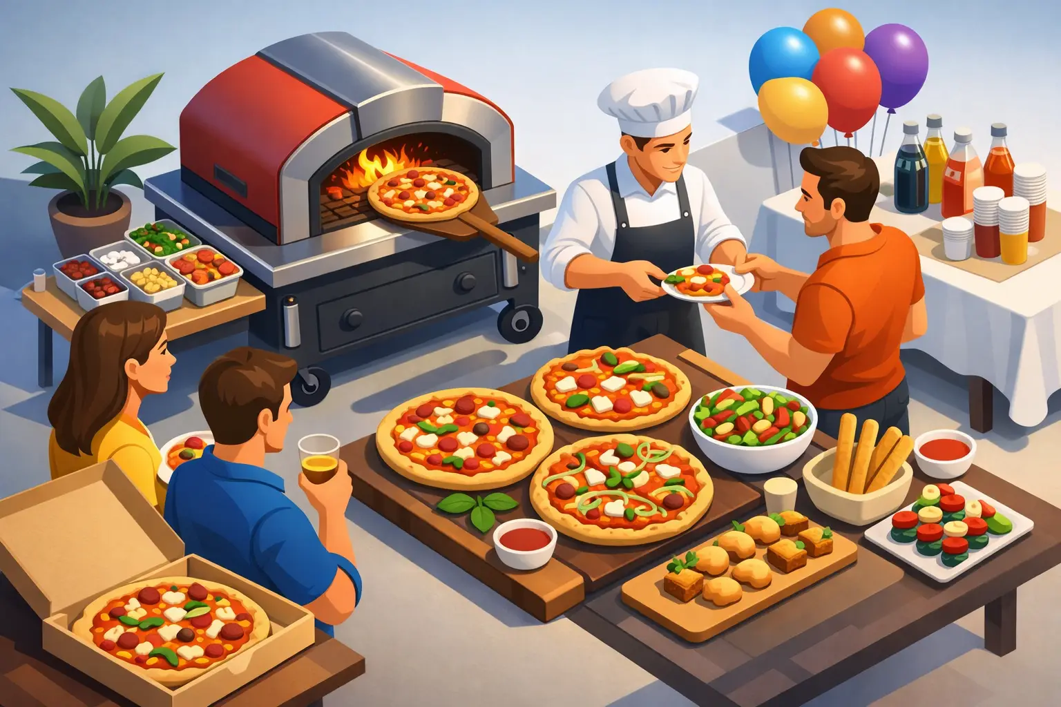 Pizza Catering for Parties That Actually Works