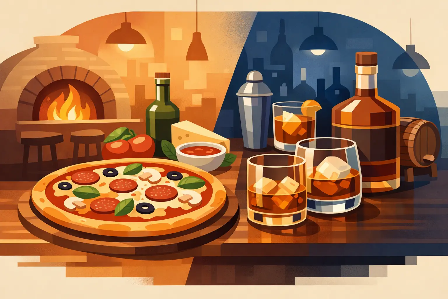 What Makes a Great Pizza and Bourbon Bar?