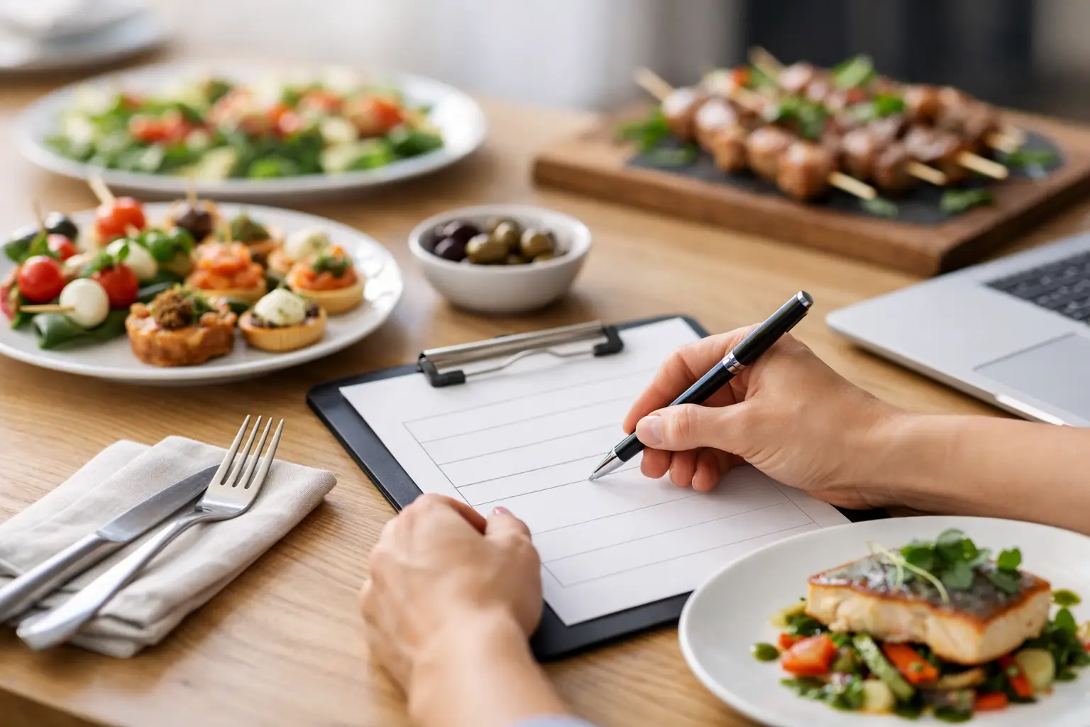 How to Build a Catering Menu That Lands
