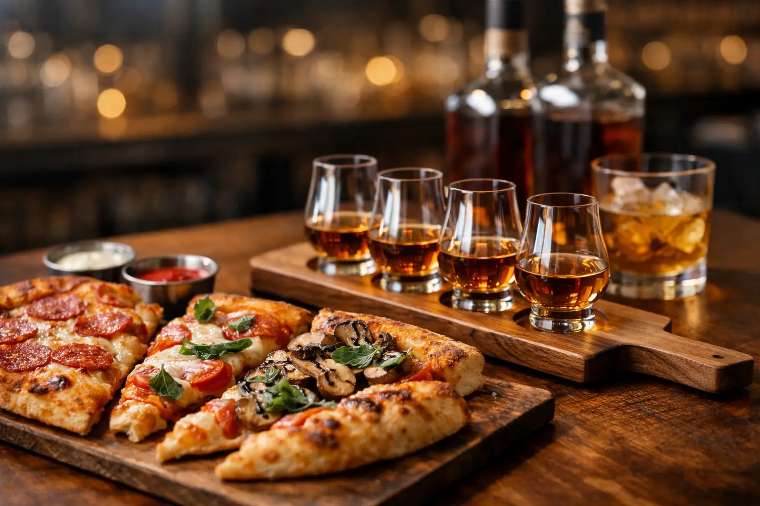Pizza and Bourbon Flights for a Better Night Out
